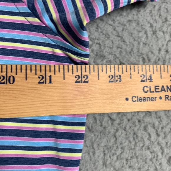 Peter Millar Polo Shirt Mens Medium M Striped Summer Comfort Seven Canyons Golf - Picture 8 of 10